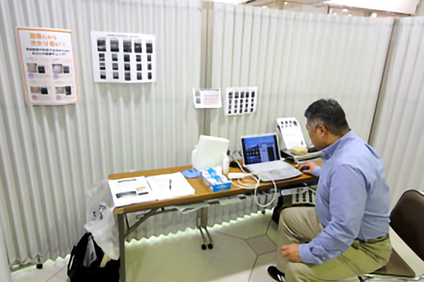 緑園都市駅前商業施設で健康イベントを実施しました。