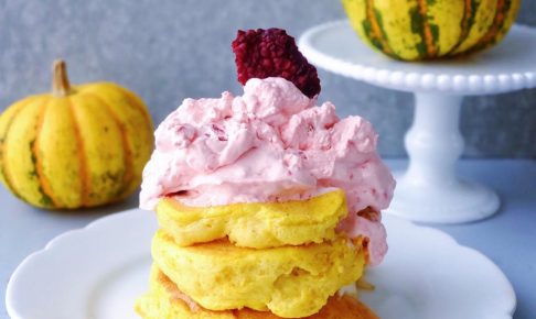 お野菜の旨味がギュッ!ホクフワ南瓜のパンケーキ