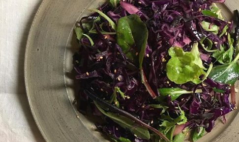 相鉄いずみ野線の野菜を使ったコールスローサラダ