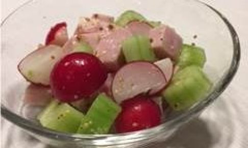 きゅうりとラデッシュのサラダ